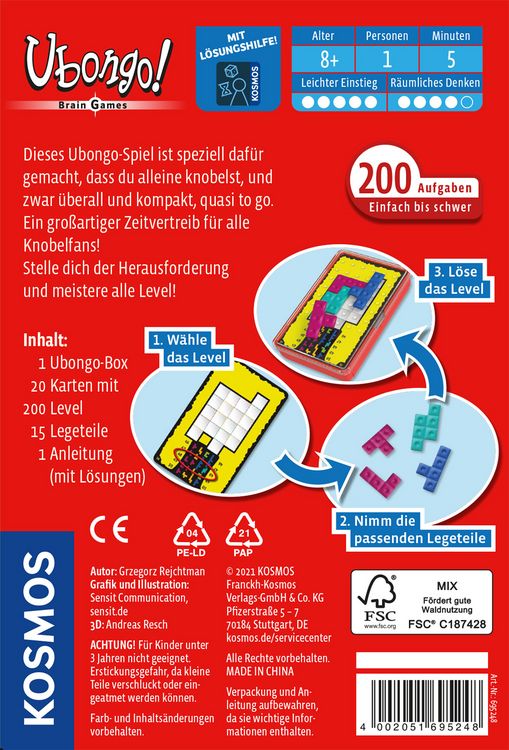 Produktbild: Ubongo! Brain Games