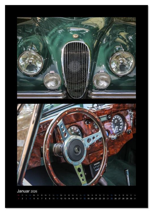 Produktbild: Klassische Oldtimer (Wandkalender 2026 DIN A2 hoch), CALVENDO Monatskalender