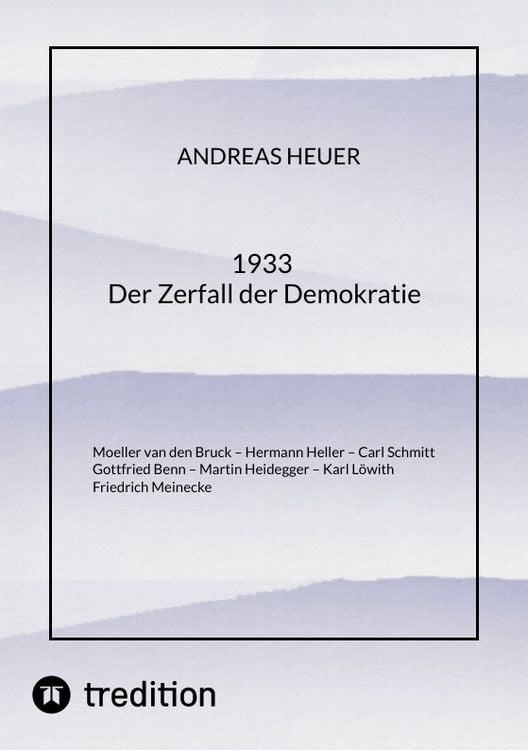 Produktbild: 1933 Der Zerfall der Demokratie