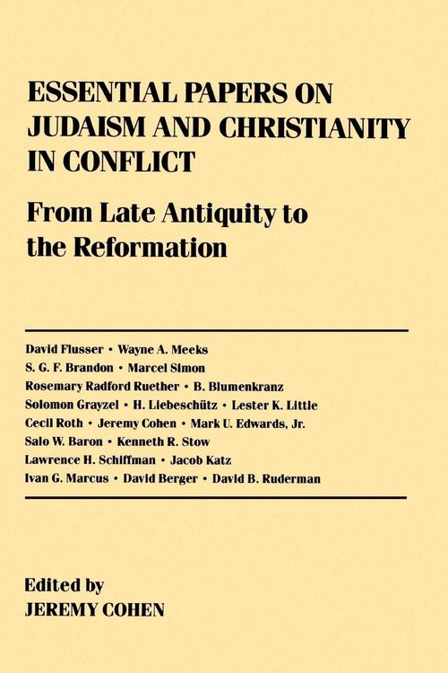 Produktbild: Essential Papers on Judaism and Christianity in Conflict