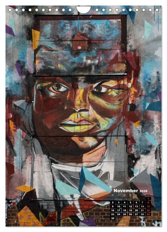 Produktbild: Graffiti & Streetart 2026 (Wandkalender 2026 DIN A4 hoch), CALVENDO Monatskalender