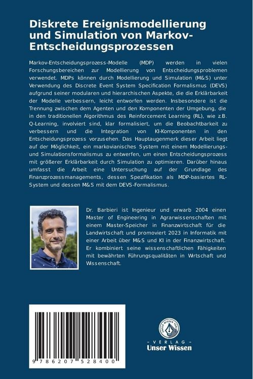 Produktbild: Diskrete Ereignismodellierung und Simulation von Markov-Entscheidungsprozessen