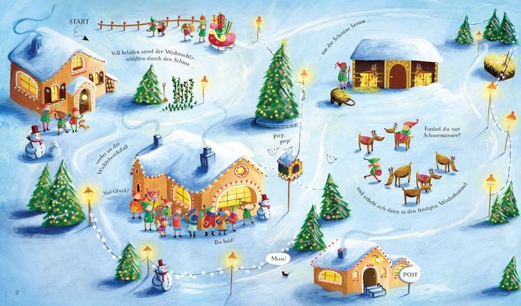 Produktbild: Wohin f&auml;hrt der Weihnachtsmann?