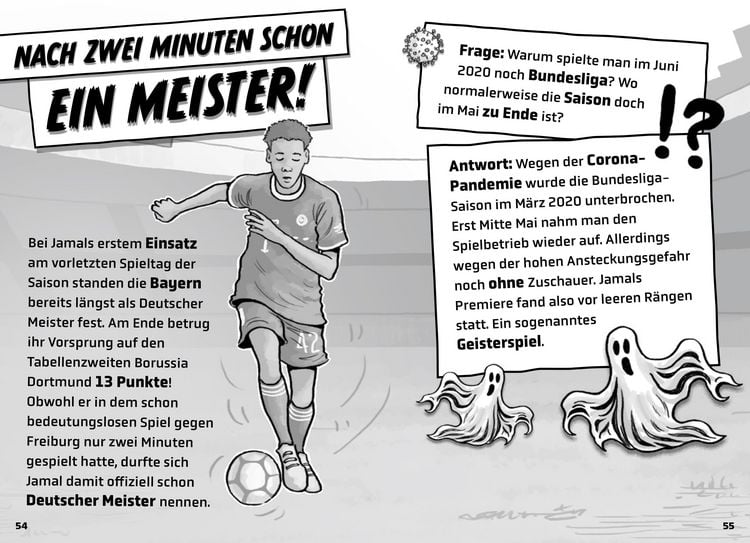 Produktbild: Mein Fu&szlig;ballheld Jamal Musiala &ndash; Seine Geschichte, seine Spiele, seine Rekorde