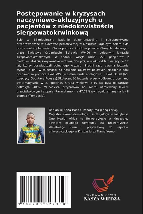 Produktbild: Post&iquest;powanie w kryzysach naczyniowo-okluzyjnych u pacjent&oacute;w z niedokrwisto&iquest;ci&iquest; sierpowatokrwinkow&iquest;