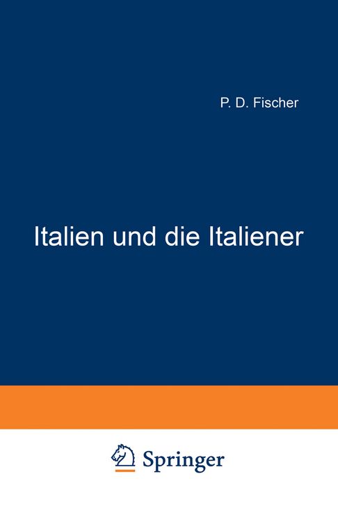Produktbild: Italien und die Italiener