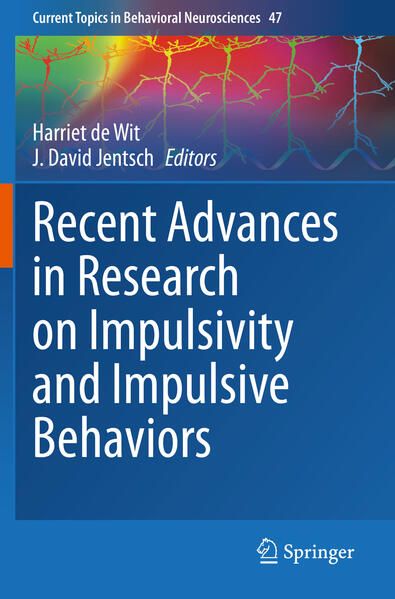 Produktbild: Recent Advances in Research on Impulsivity and Impulsive Behaviors