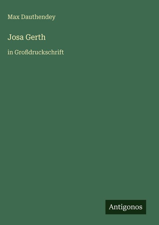 Produktbild: Josa Gerth