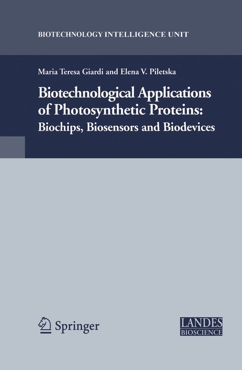 Produktbild: Biotechnological Applications of Photosynthetic Proteins