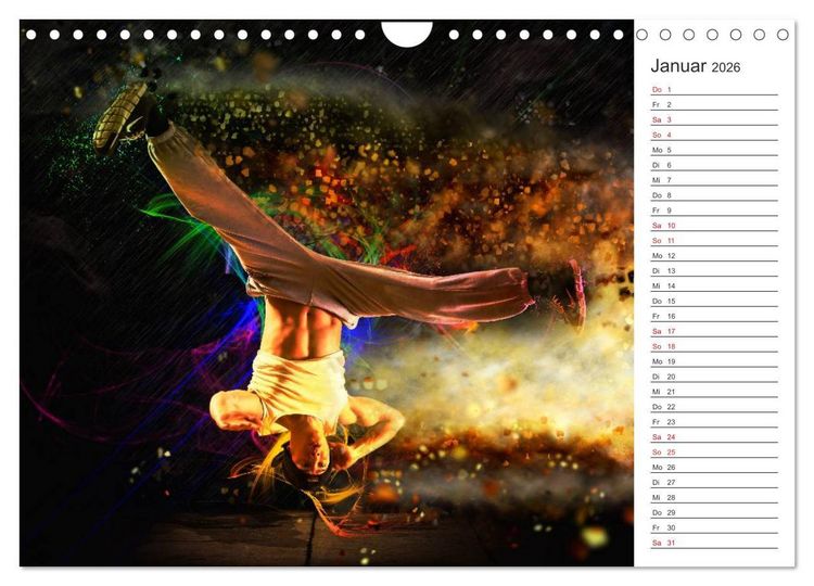 Produktbild: Break Dance (Wandkalender 2026 DIN A4 quer), CALVENDO Monatskalender