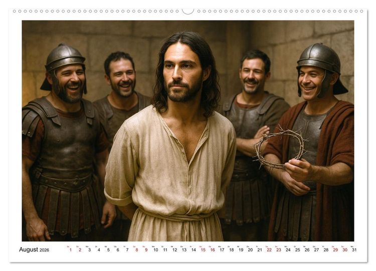 Produktbild: Mein Friede sei mit euch (hochwertiger Premium Wandkalender 2026 DIN A2 quer), Kunstdruck in Hochglanz