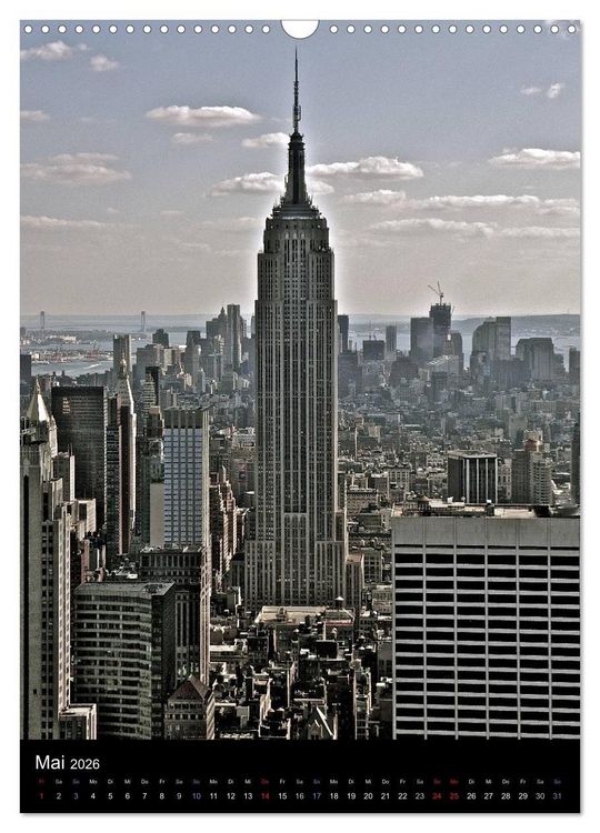 Produktbild: New York City 2026 &bull; Classic Views (Wandkalender 2026 DIN A3 hoch), CALVENDO Monatskalender