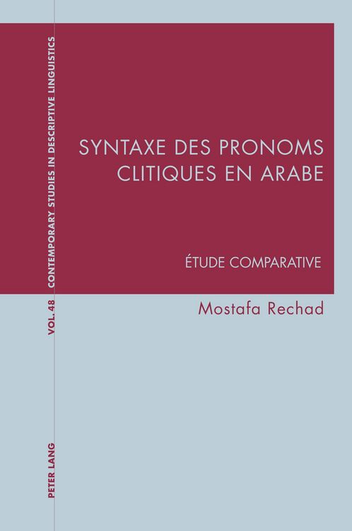 Produktbild: Syntaxe des pronoms clitiques en arabe
