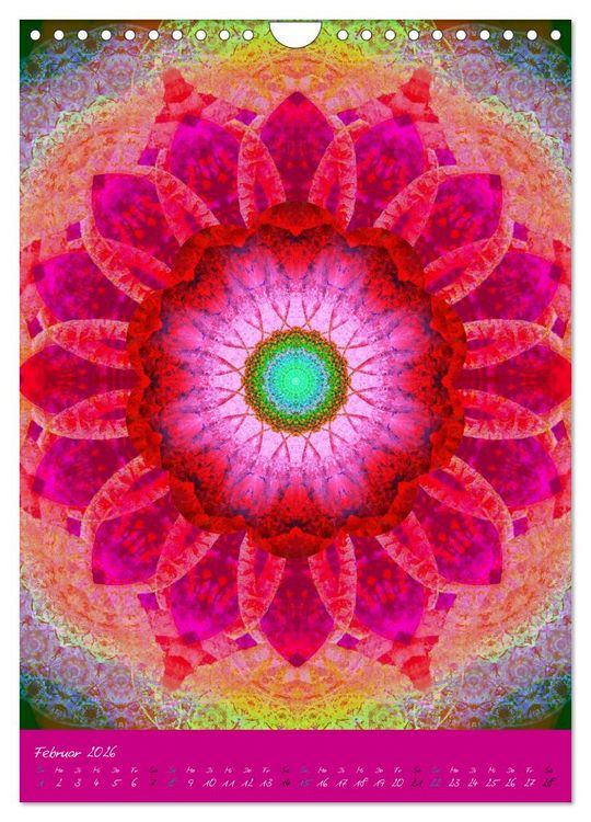 Produktbild: MANDALAS der Natur (Wandkalender 2026 DIN A4 hoch), CALVENDO Monatskalender