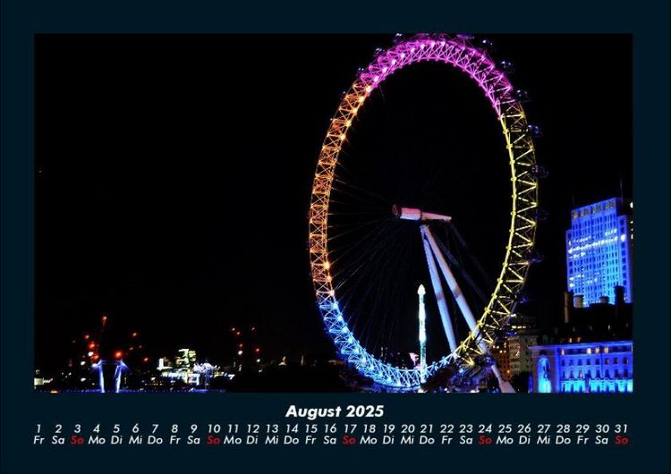 Produktbild: London 2025 Fotokalender DIN A4