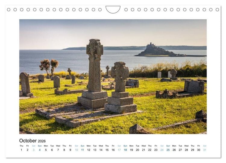 Produktbild: Cornwall - Between Land and Sea (Wall Calendar 2026 DIN A4 landscape), CALVENDO 12 Month Wall Calendar