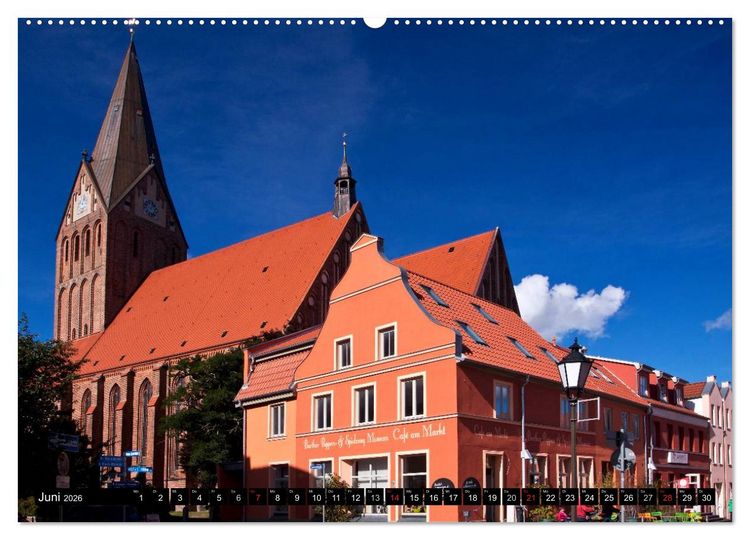 Produktbild: Barth - Idyll zwischen Bodden und Ostsee (Wandkalender 2026 DIN A2 quer), CALVENDO Monatskalender