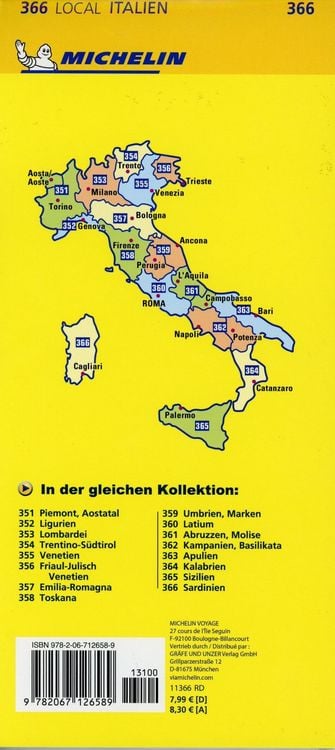 Produktbild: Michelin Sardinien