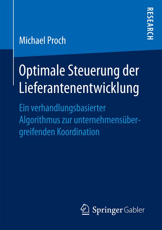 Produktbild: Optimale Steuerung der Lieferantenentwicklung