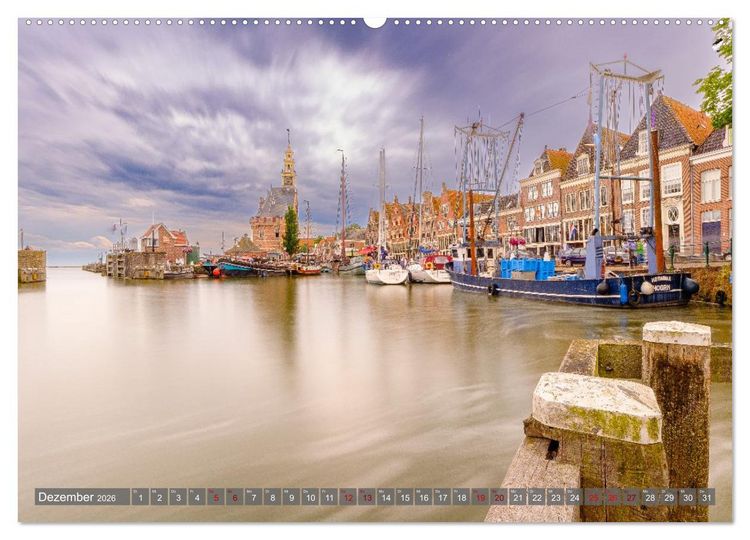 Produktbild: Ein Blick auf Hoorn (Wandkalender 2026 DIN A2 quer), CALVENDO Monatskalender