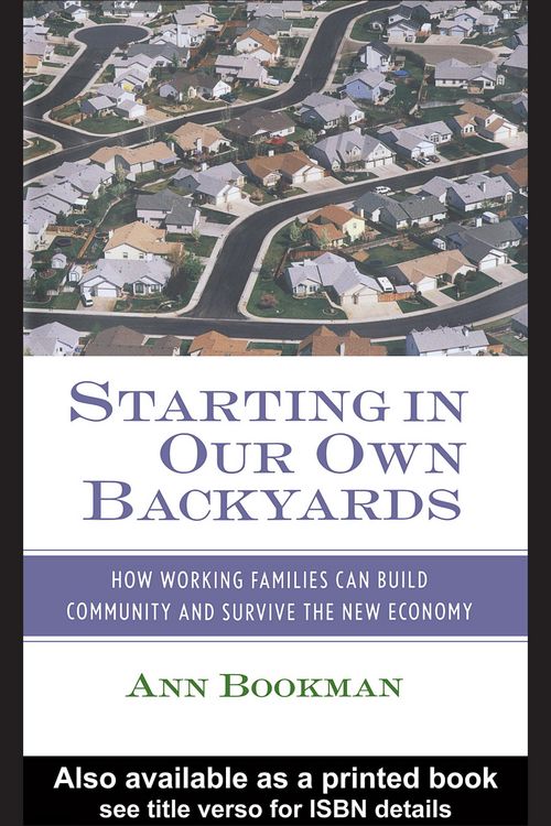 Produktbild: Starting in Our Own Backyards