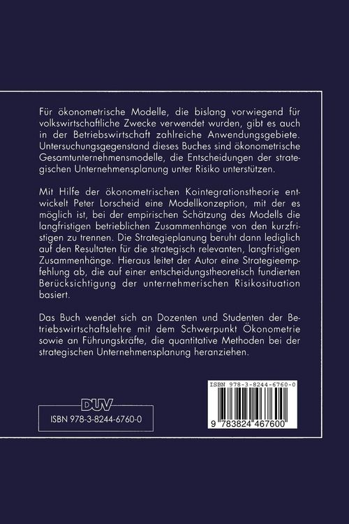Produktbild: Kointegration und strategische Planung