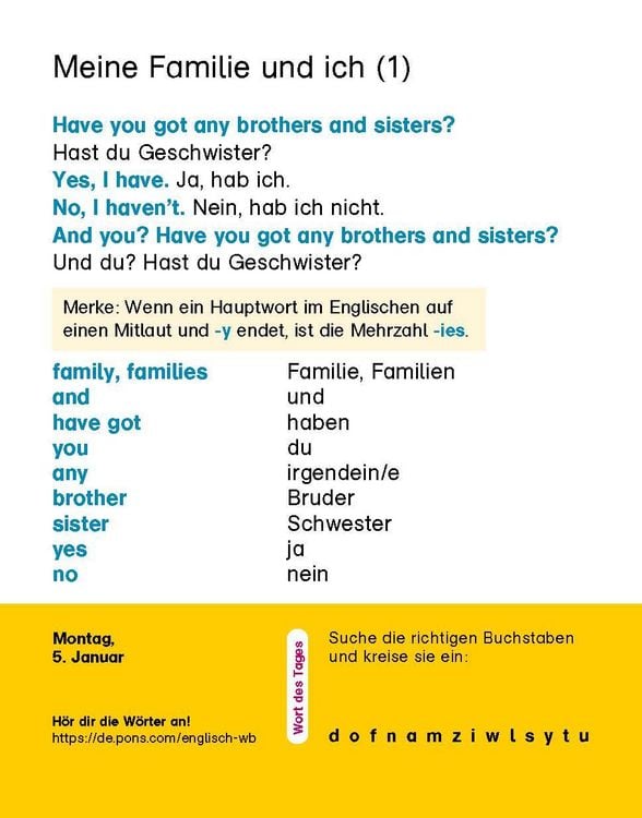Produktbild: Langenscheidt Kinderkalender Englisch 2026