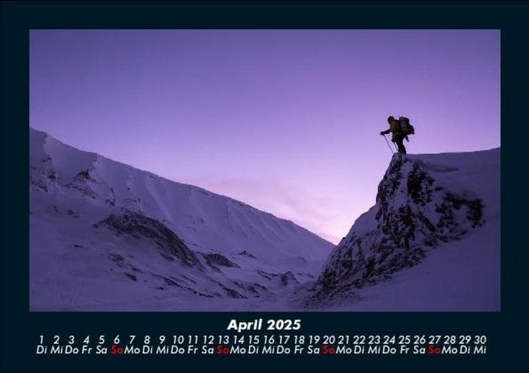 Produktbild: Berge 2025 Fotokalender DIN A5