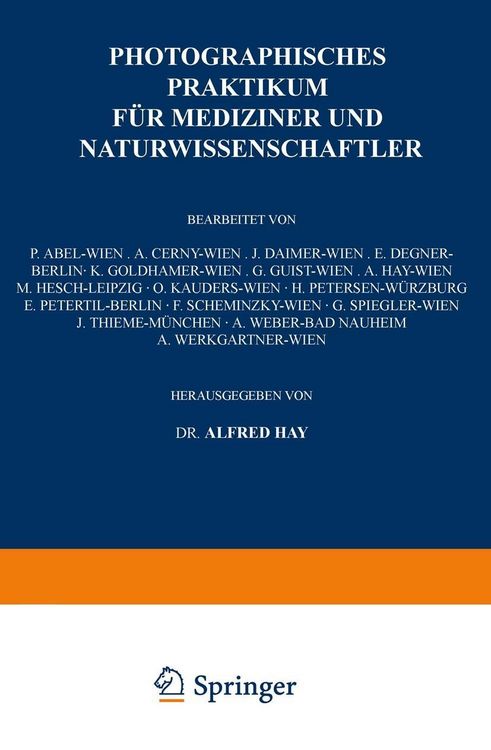 Produktbild: Photographisches Praktikum f&uuml;r Mediziner und Naturwissenschaftler