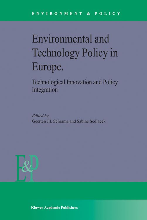 Produktbild: Environmental and Technology Policy in Europe