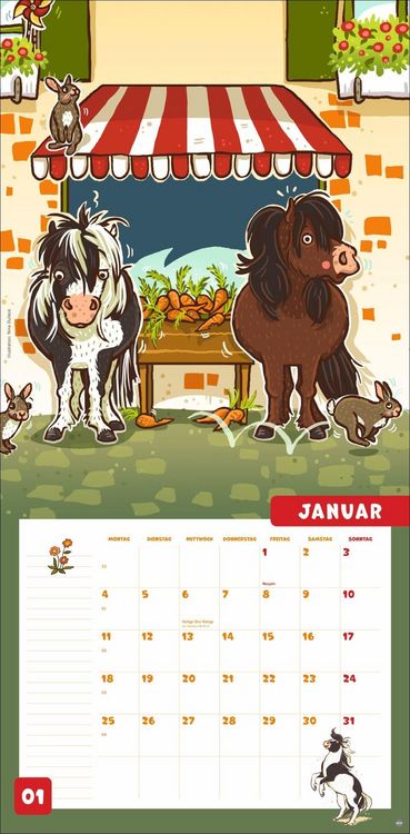 Produktbild: Haferhorde Broschurkalender 2027