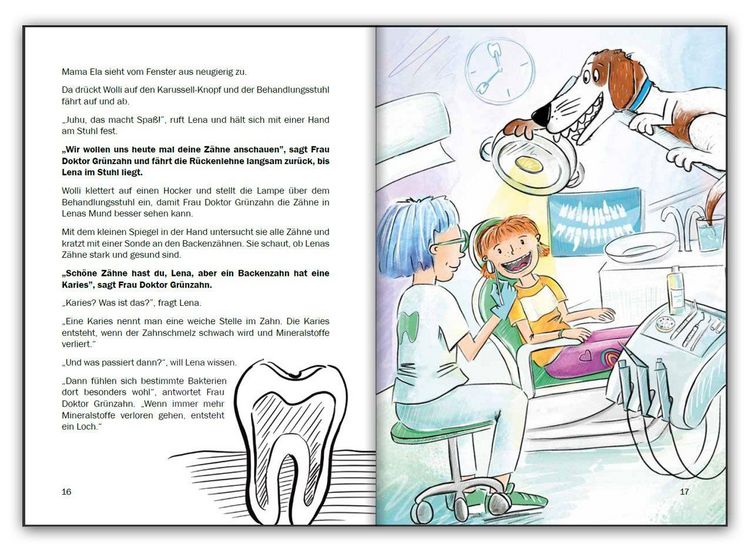 Produktbild: Nie mehr Karies! Wie Kinderz&auml;hne gesund werden und bleiben: mit Prophylaxe-Tipps aus der Kinderzahnarztpraxis und ausf&uuml;hrlichem Rezepte-Teil zu zahngesunder Ern&auml;hrung