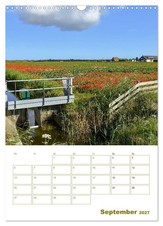 Produktbild: Texel - Momente die verzaubern (Wandkalender 2027 DIN A3 hoch), CALVENDO Monatskalender