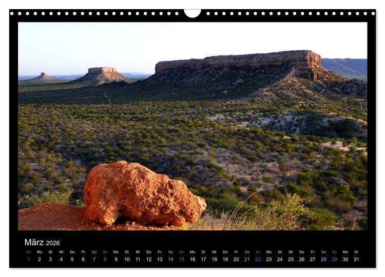 Produktbild: Namibia 2026 Farben der W&uuml;ste (Wandkalender 2026 DIN A3 quer), CALVENDO Monatskalender