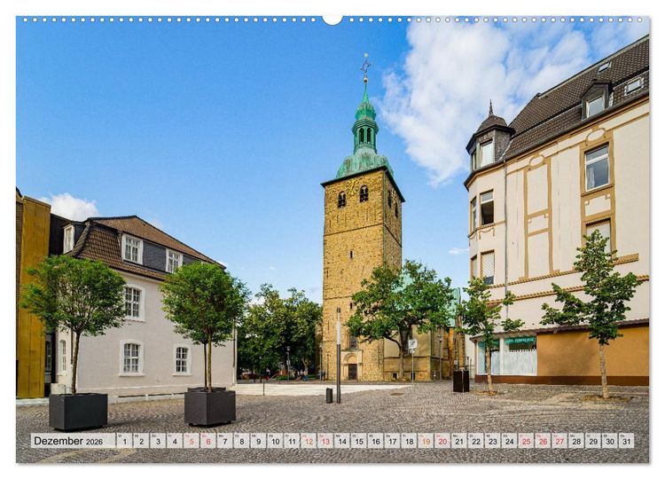 Produktbild: Recklinghausen Impressionen (Wandkalender 2026 DIN A2 quer), CALVENDO Monatskalender