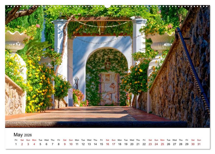 Produktbild: Gulf of Naples - Highlights (High Quality Premium Wall Calendar 2026 DIN A2 landscape),CALVENDO 12 Month Wall Calendar