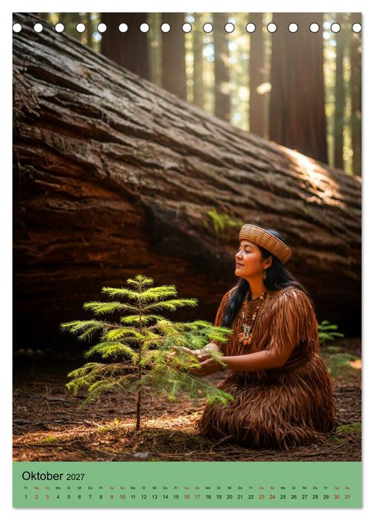 Produktbild: Sequoia Giganten (Tischkalender 2027 DIN A5 hoch), CALVENDO Monatskalender
