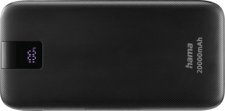 Produktbild: HAMA Ladeger&auml;t Powerbank PD 20, schwarz