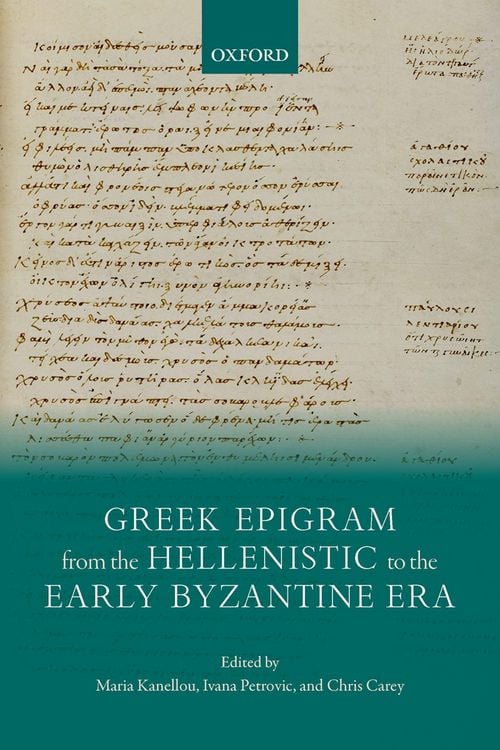 Produktbild: Greek Epigram from the Hellenistic to the Early Byzantine Era