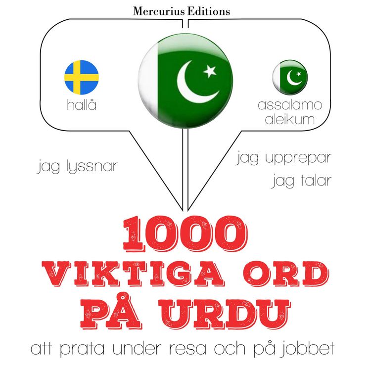 Produktbild: 1000 viktiga ord p&aring; Urdu