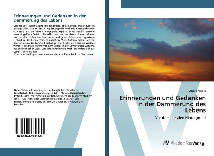 Produktbild: Erinnerungen und Gedanken in der D&auml;mmerung des Lebens