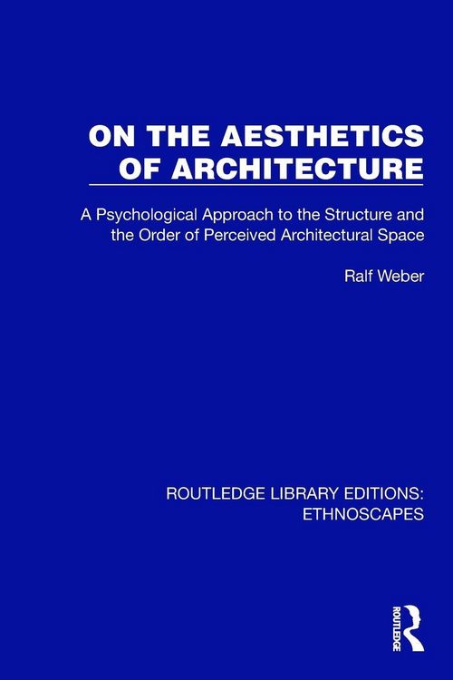 Produktbild: On the Aesthetics of Architecture