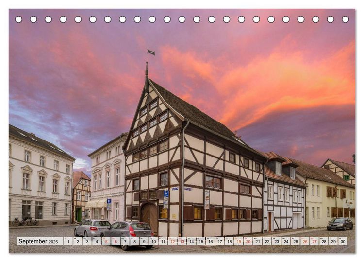 Produktbild: Perleberg Impressionen (Tischkalender 2026 DIN A5 quer), CALVENDO Monatskalender