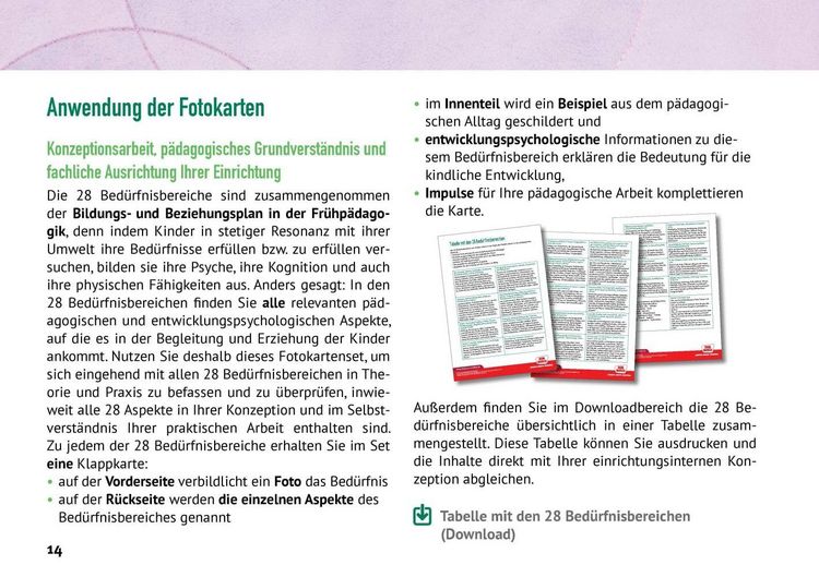 Produktbild: Bed&uuml;rfnisorientierte P&auml;dagogik in Kita, Hort und Schule