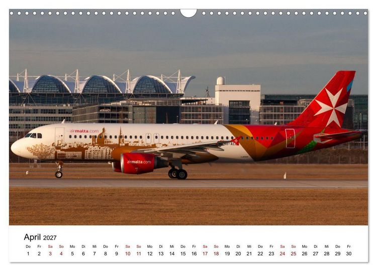 Produktbild: Airbus A320 Das Brot und Butter Flugzeug (Wandkalender 2027 DIN A3 quer), CALVENDO Monatskalender