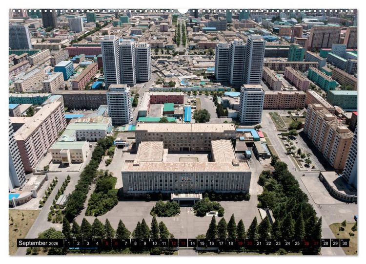 Produktbild: BILDER AUS NORDKOREA (Wandkalender 2026 DIN A2 quer), CALVENDO Monatskalender
