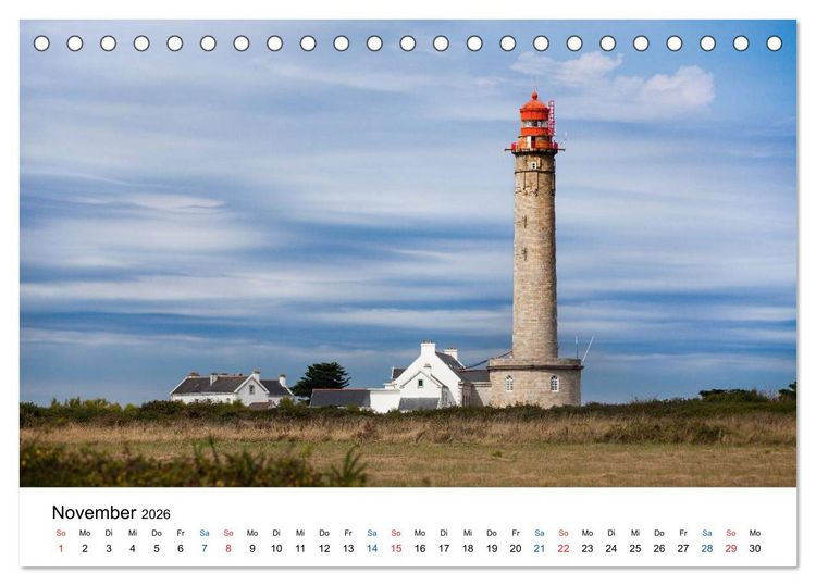 Produktbild: Das Morbihan - ein Ausflug in den S&uuml;den der Bretagne (Tischkalender 2026 DIN A5 quer), CALVENDO Monatskalender