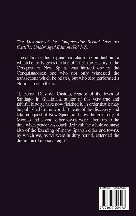 Produktbild: The True History of the Conquest of New Spain