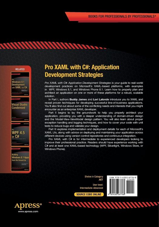 Produktbild: Pro XAML with C#