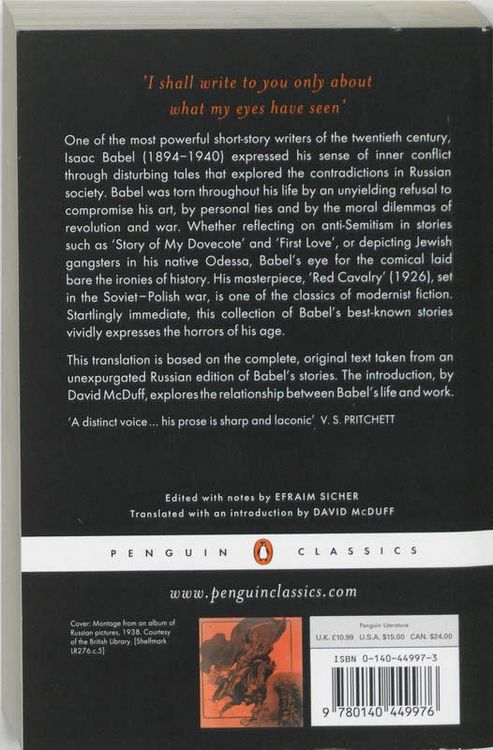 Produktbild: Red Cavalry and Other Stories